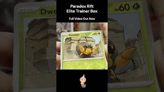 Paradox Rift  Elite Trainer Box 89 pokemon pokemoncards pokemontcg [upl. by Onstad]