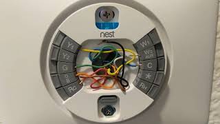 How to connect 8 wires AC system to Nest Thermostat [upl. by Justina]