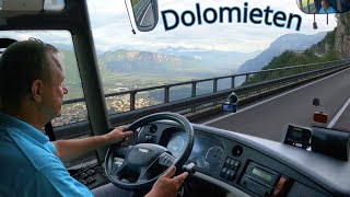 MET DE VDL TOURINGCAR EEN BEKLIMMING VAN DE DOLOMIETEN EN ANDERE REIS HOOGTEPUNTEN IN ALTO ADIGE [upl. by Novyart]