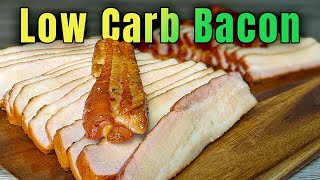 Healthy Bacon Recipe  How to make Keto Bacon at Home Sugar Free [upl. by Ahsilef856]