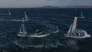 2022 49er and Nacra 17 In Hyeres  Day 1 [upl. by Kal]