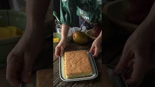 The Best Mango Tres Leches Cake shorts cake recipes [upl. by Sandro754]