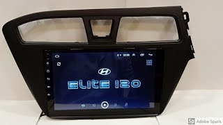 Hyundai i20 Android audio and video player IPS Display [upl. by Cherise]