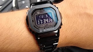 GSHOCK  GMWB5000GD1ER Full Metal Black Unboxing amp First Impressions [upl. by Miko]