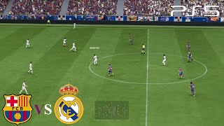 FC 24s MOST REALISTIC Gameplay  FC Barcelona vs Real Madrid  FC 24 Realistic Sliders [upl. by Av]