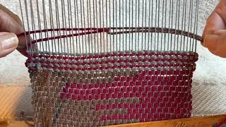 SIX Clasped Weft on a Rigid Heddle Loom [upl. by Bergeman389]