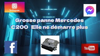 Grosse panne Mercedes problème calculateur moteur [upl. by Forelli931]