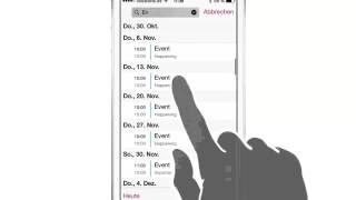 iPhone iPad Anleitung Suchfunktion der KalenderApp nutzen [upl. by Mcmahon]