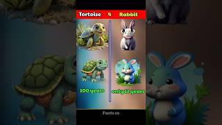 Comparison between Rabbit vs Tortoise🐢 [upl. by Nord]