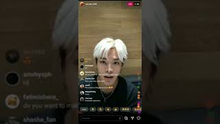 nct 127 yuta instagram live speaking engling and japanese [upl. by Stafani]