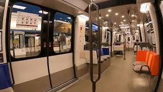 A ride in the MP14 metro line 11 from Châtelet to Hôtel de Ville Paris [upl. by Rutan636]