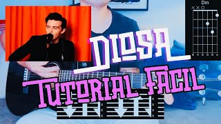 DRAKE BELL  DIOSA  TUTORIAL FÁCIL GUITARRA  ALEX YARAD [upl. by Janeva]