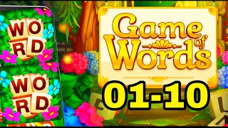 GAME OF WORDS Word Puzzles 1 2 3 4 5 6 7 8 9 10 [upl. by Yadsendew162]