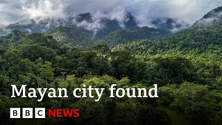 Ancient Mayan city discovered in Mexico jungle by accident  BBC News [upl. by Eitsyrk]