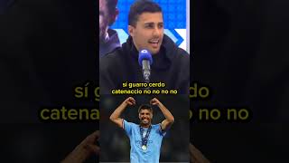 El centrocampista más guarro según Rodri 🤣 rodri España balóndeoro fútbol city shorts [upl. by Bear709]