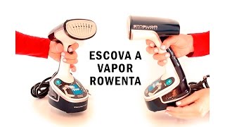 Escova a vapor ROWENTA passando a roupa [upl. by Ordisi]