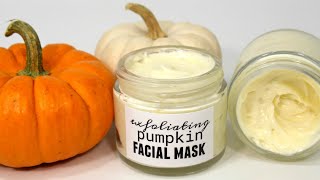 Exfoliating Pumpkin Face Mask  DIY Skincare [upl. by Echikson501]