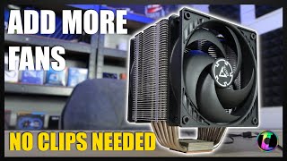 How to Add Fans to a CPU Tower Cooler [upl. by Enitsirk]