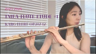 20232024 TMEA Flute Etude 1 KargElert Op10712 in G Major [upl. by Franky]