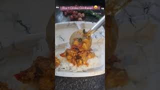 Wednesday LunchRice amp Chicken Chinthamani🫠😋Subscribe For More Recipe Videos biggbosstamilshorts [upl. by Roice]