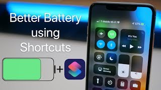 Manage iPhone Battery Life Using Shortcuts [upl. by Araj]