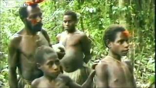 The First Meeting Between Papua New Guinea Tribesmen amp Outside World [upl. by Ayita]