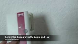 AVM Fritz Box Wifi Repeater Setup and Test [upl. by Nillad]