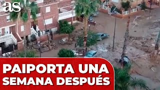 PAIPORTA desde el AIRE una SEMANA DESPUÉS de la DANA sigue IMPRESIONANDO bastante  VALENCIA [upl. by Trab648]