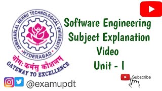 Software Engineering Full Subject Explanation Video  Jntu  Computer Science Engineering [upl. by Servais416]