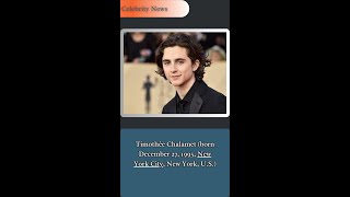 Exploring the Life and Career of Timothée Chalamet [upl. by Jarnagin66]