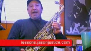 Major Blues Scales for alto sax and baritone saxohones [upl. by Eyr]