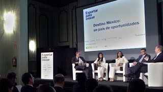 Jornada exportación quotDestino México Un país de oportunidadesquot en Madrid BANCO SABADELL [upl. by Blair]