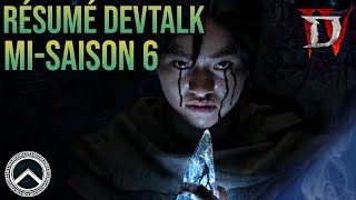 RÉCAP DEVTALK MISAISON 6 ★ DIABLO 4 [upl. by Laws536]