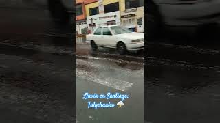 Santiago Tulyehualco Alcaldía Xochimilco Lluvia ⛈️ [upl. by Biondo]