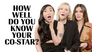 The Cast of Oceans 8 Play How Well Do You Know Your CoStar  Marie Claire [upl. by Nolyag]