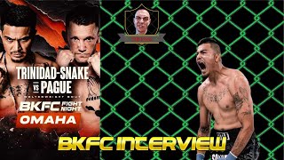 Carlos TrinidadSnake Ahead of BKFC Fight Night Omaha amp Title Aspirations [upl. by Macdougall]