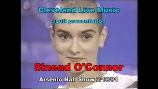 Sinead OConnor interview on Grammys and more  Arsenio Hall Show 21991 best quality on YouTube [upl. by Akinat]