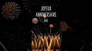 JOYEUX ANNIVERSAIRE ZANE Shorts [upl. by Aynekal]