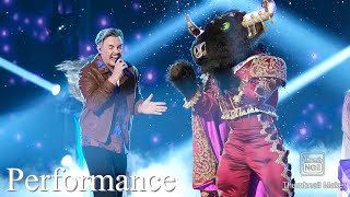 Bull amp Jesse McCartney Sings quotBreakeven Falling To Piecesquot By The Script  Masked Singer  S6 E11 [upl. by Anoel]