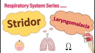 Stridor  Respiratory diseases in children  Laryngomalacia  Respiratory Series CH1 Part 1 [upl. by Enitsed189]