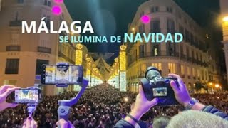 Málaga se ilumina de Navidad [upl. by Einnim361]