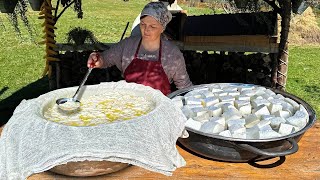 Homemade Food Cooked In The Mountain Village Of Azerbaijan Always Delicious And Calm [upl. by Cormac]