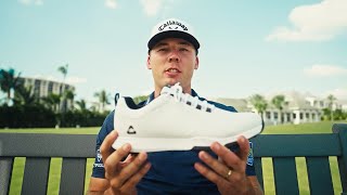 TravisMathew Golf Footwear Spiked or Spikeless feat Jon Rahm amp Sam Burns [upl. by Maribeth]