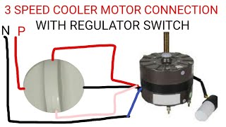 MULTI SPEED COOLER MOTOR CONNECTION [upl. by Akinnej]