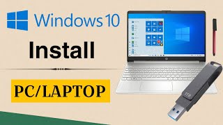 How to install Windows 10 in Laptop  Windows 10 install in PC  BIOS Pendrive [upl. by Ennairac]