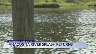 Anacostia splash marks milestone in river cleanup [upl. by Holihs]