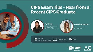 CIPS Exam Tips from Recent Graduate Part 3 [upl. by Terrej]