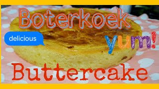 BoterkoekButtercake  Very simple recipe [upl. by Aletsirc178]