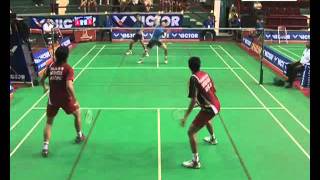 Agrippina PMarcus F Indonesia VS Rendra WRian Sukmawan Indonesia Babak Semifinal Ganda Putra [upl. by Randolph]