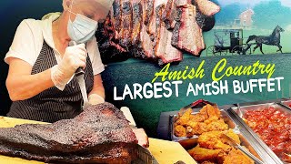 Brunch at Worlds LARGEST quotAmish Buffetquot is ONLY 1599 100 Foods to Eat Before You Die 23 [upl. by Darbie]